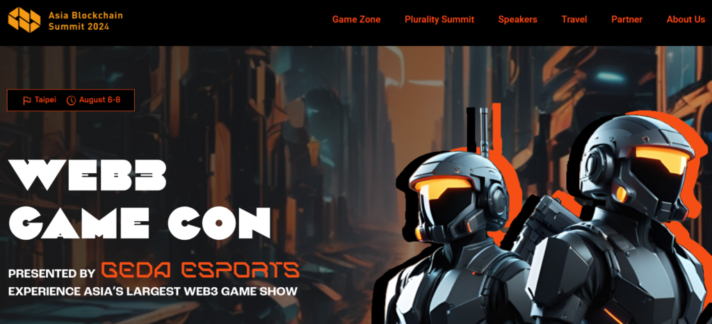 WEb3 Game con event banner
