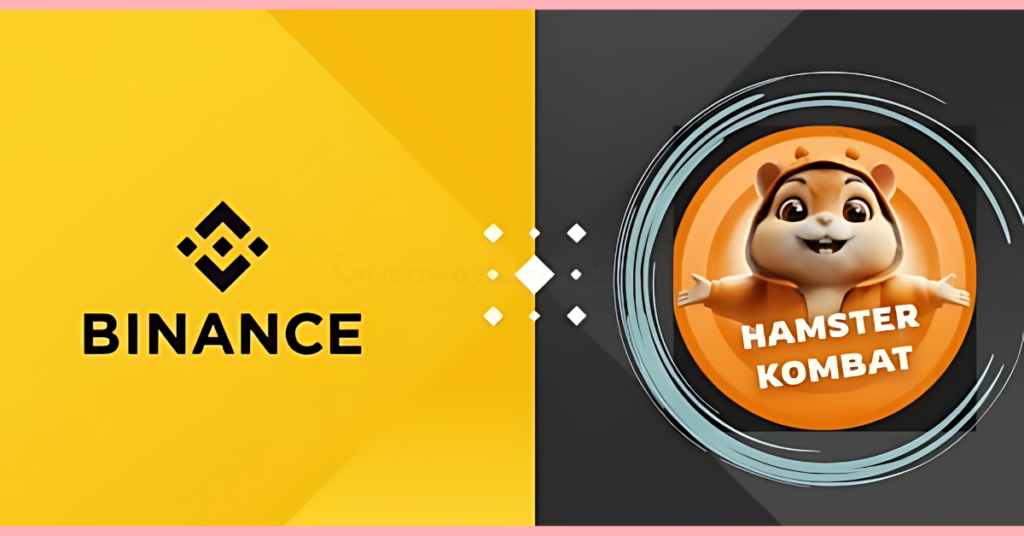 a collage of the Hamster Kombat and Binance logos