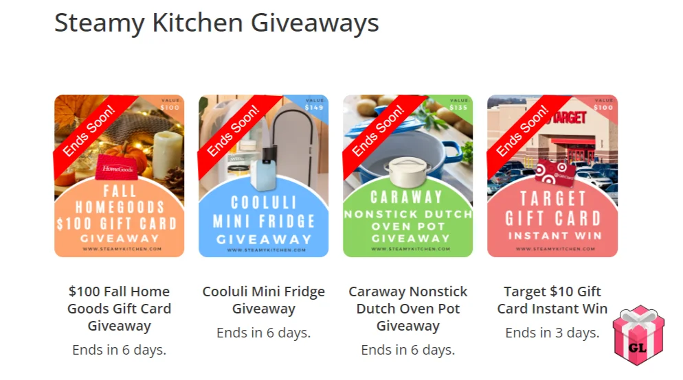 $100  Giftcard Giveaway • Steamy Kitchen Recipes Giveaways