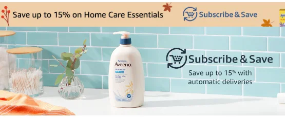 Amazon Subscribe and Save banner