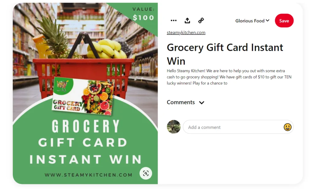 Pin by Pajenterprises on Gift card giveaway in 2023