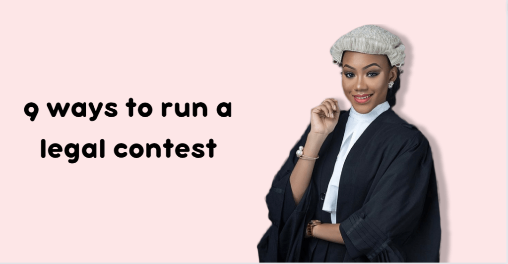 9 ways to run a legal giveaway contest banner