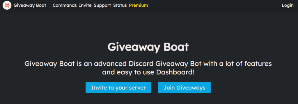 GiveawayBOT Developers Team  The #1 Discord Bot and Discord Server List