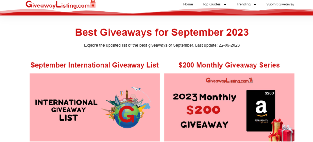 45 Best Giveaway Blogs and Websites in 2023
