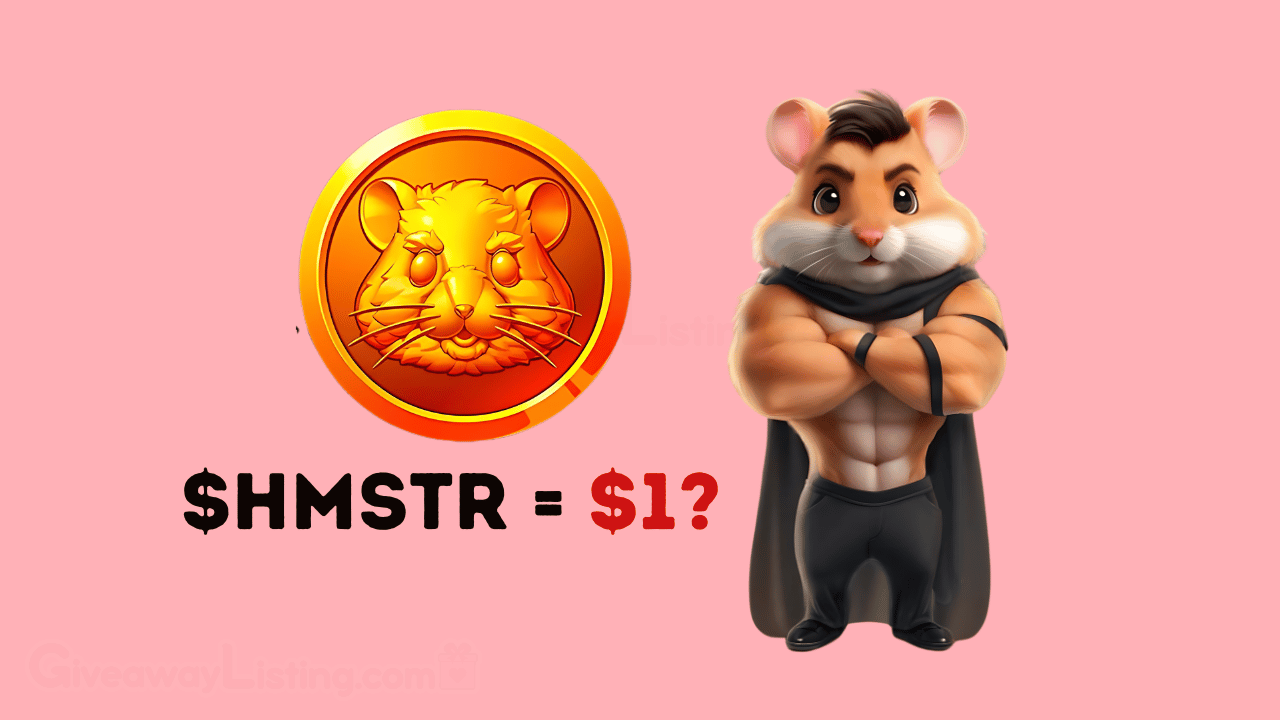 Hamster Kombat Creator Mascot and the $HMSTR token with a question mark