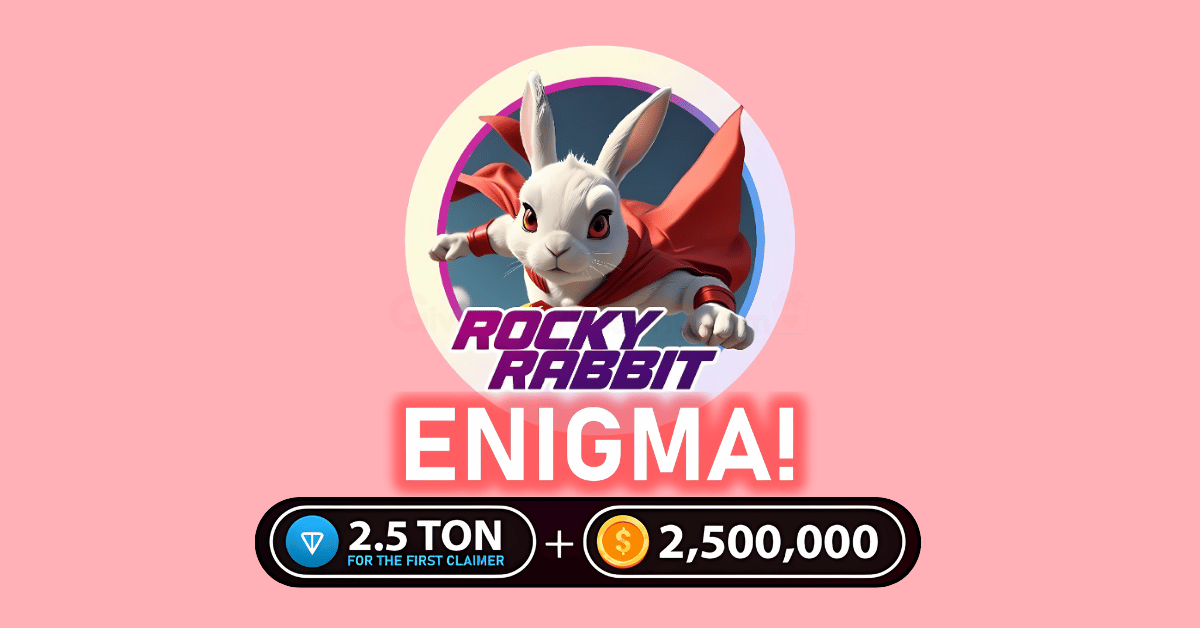 Game announcement design of the Rocky Rabbit Enigma