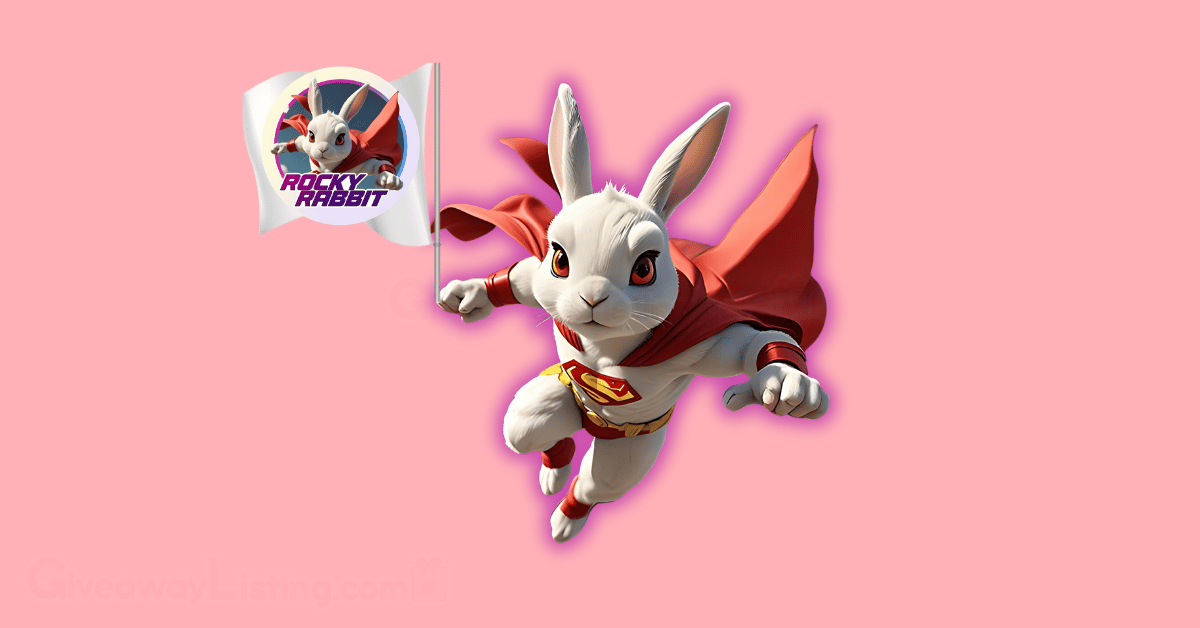 Le personnage et le logo de Rocky Rabbit.