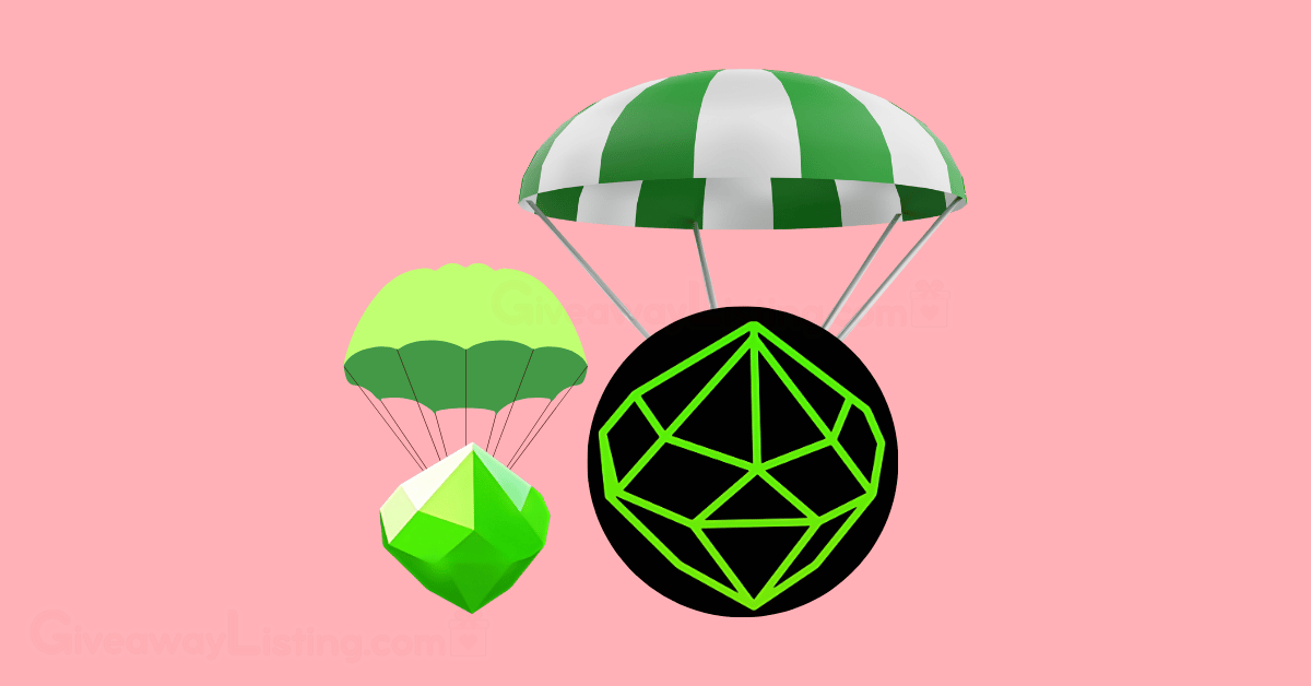 SEED logo and the tree seed on parachutes representing SEED airdrop.