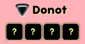 the Donot game logo and empty daily combo cards with question marks on each card.