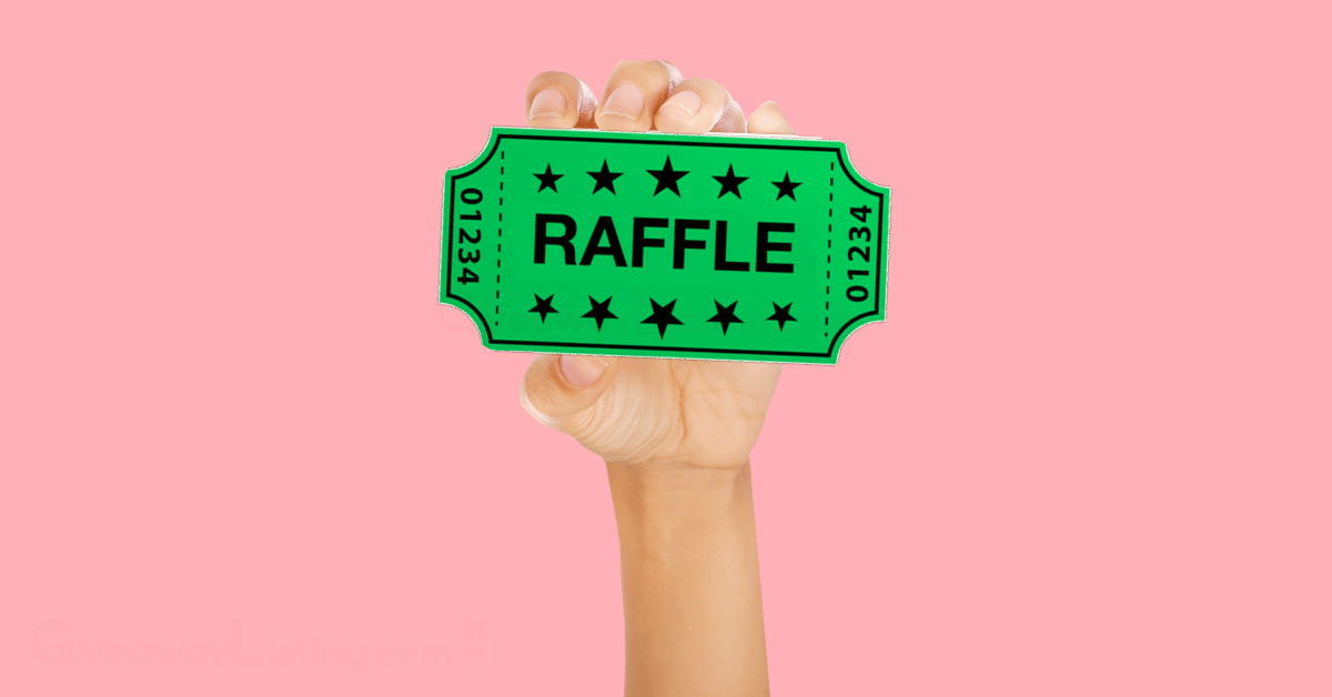 a person's hand holding a raffle ticket