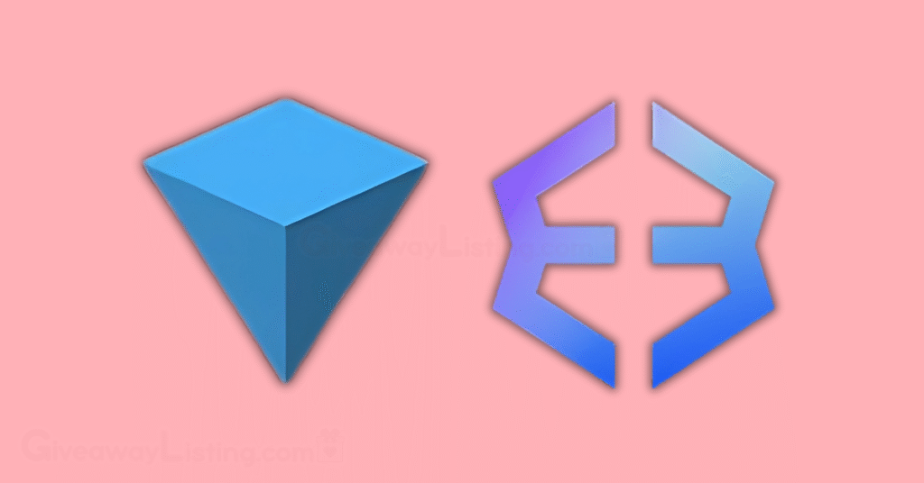 Logos of the TonKeeper wallet and the Escape wallet representing the wallets that support the Boom Loud Coin game