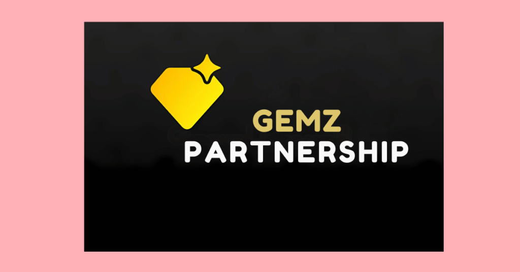 the Gemz logo and the text 'Gemz Partnership.'
