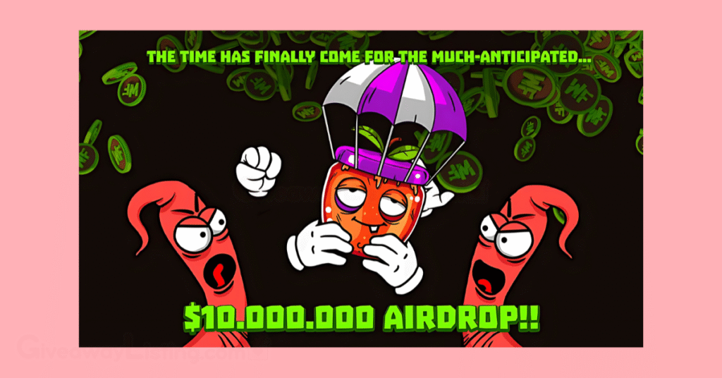 Screenshot showing what's next for the Wormfare Slap Game - the Wormfare Slap Airdrop