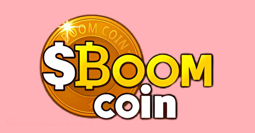 The Boom Loud Coin horizontal logo