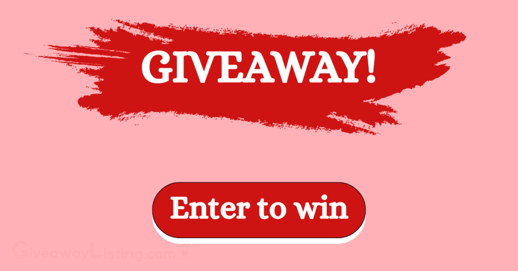 A landscape graphic giveaway image design with a giveaway text frame.