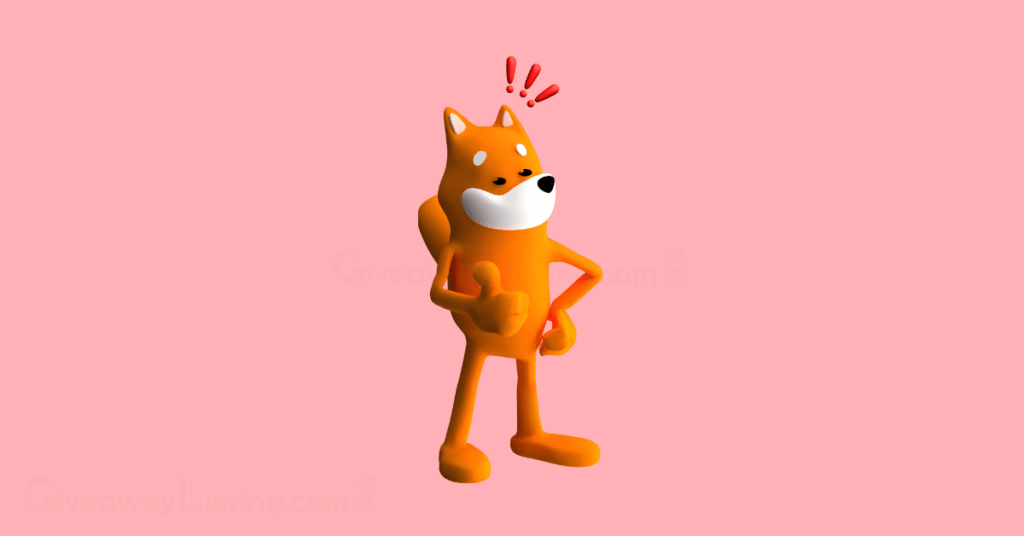 A Bonk dog character.