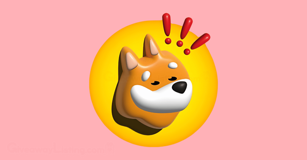 The Bonk coin logo on a light pink background.