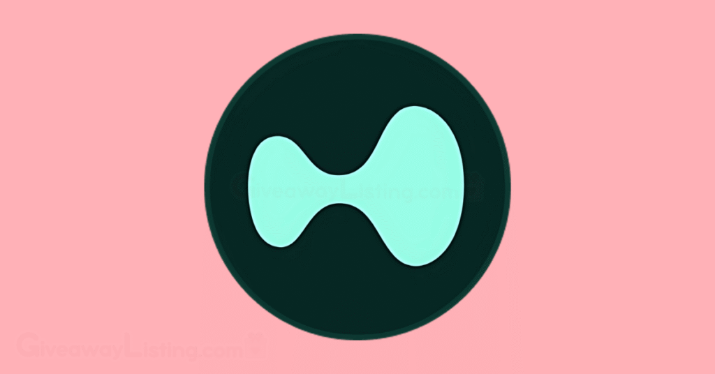 the hyperliquid logo on a light pink background.