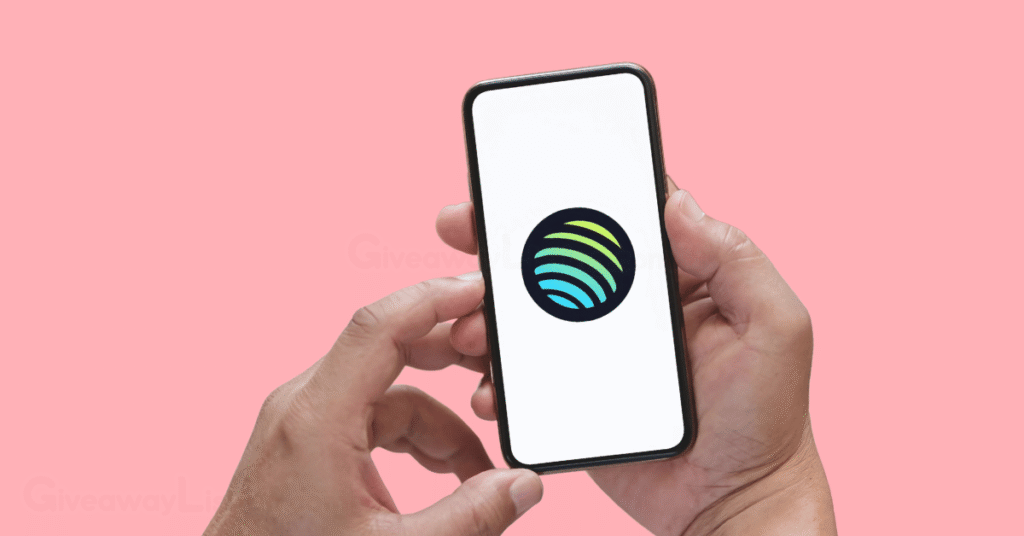 a person's hands holding a phone showing the Jupiter app.