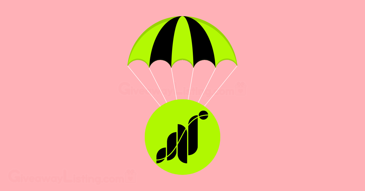 the Grass Network logo hanging on a green and black parachute.