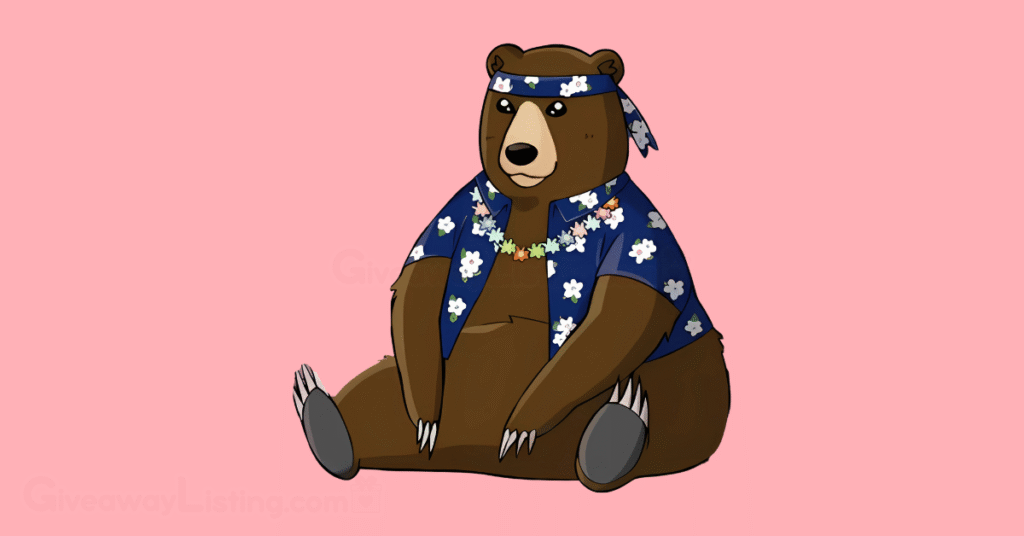 a Berachain bear on a light pink background.