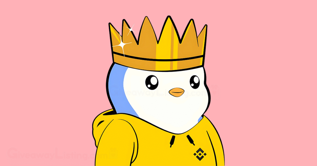 a Pudgy Penguin with a Binance jacket.