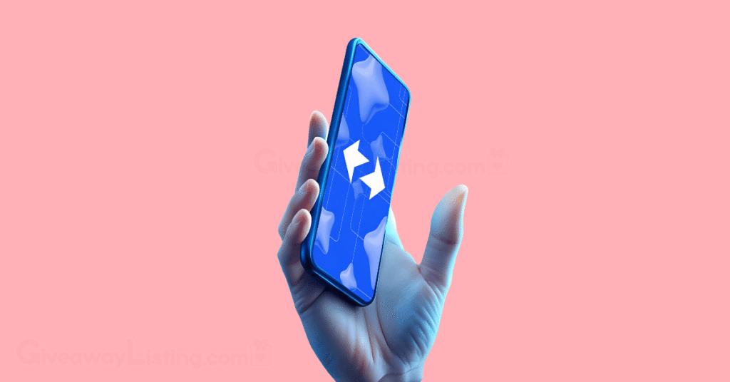 a person's hand holding a phone with the screen displaying the ZKsync website.