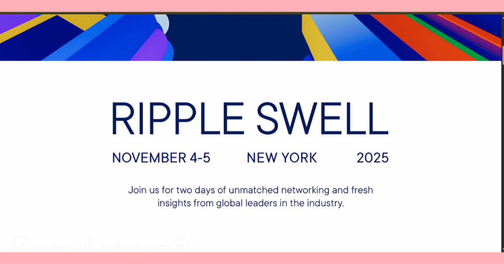 The Ripple Swell event flyer.