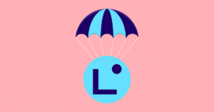 The Linea network logo on a parachute.