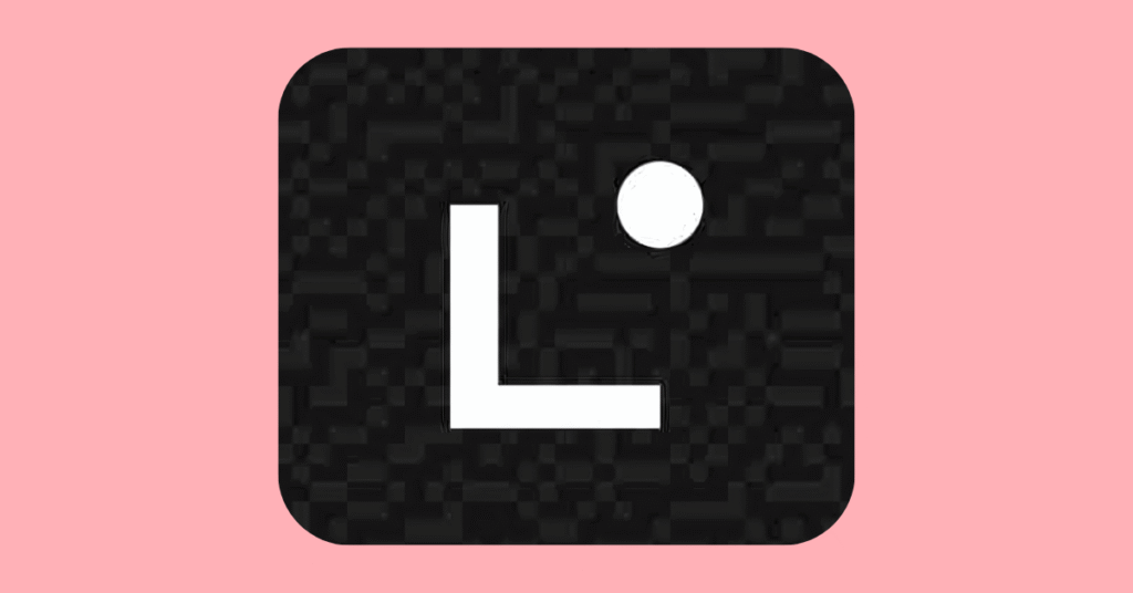 The black and white Linea logo on a light pink background.