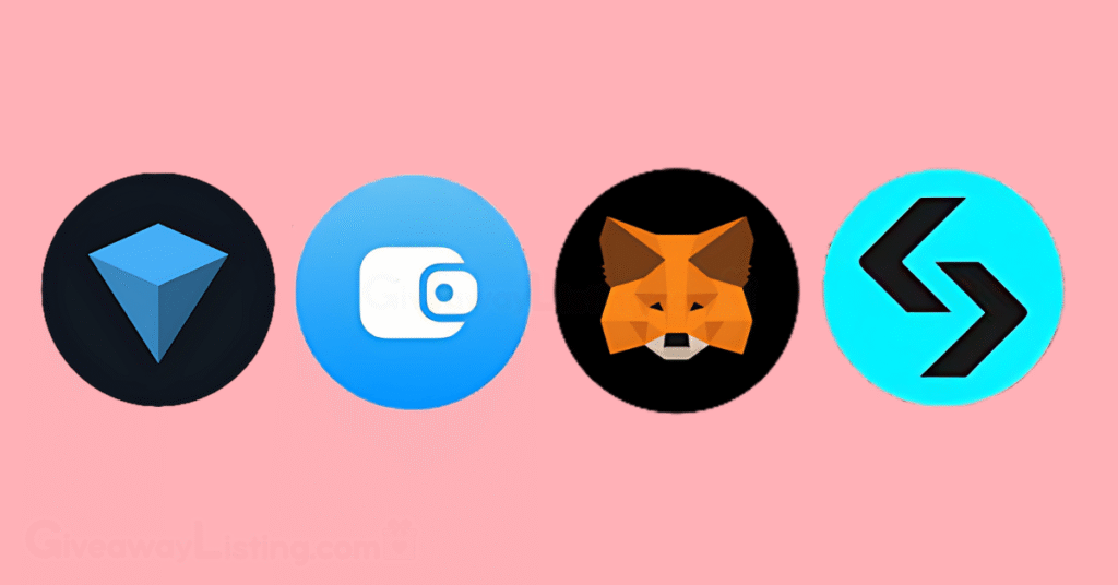 Logos of the Wallets that Support the Not Bored Puppies Airdrop