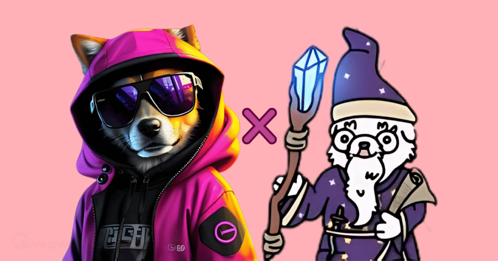 The Not Bored Puppies character and the Lost Dogs character showing the partnership between the two games