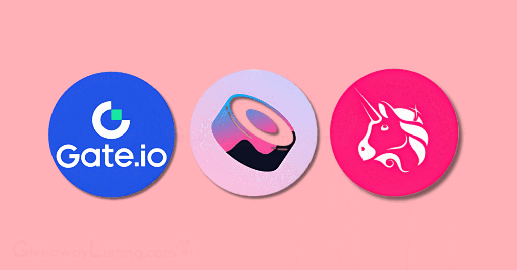 Logos of the Exchange platforms where ONX can be traded