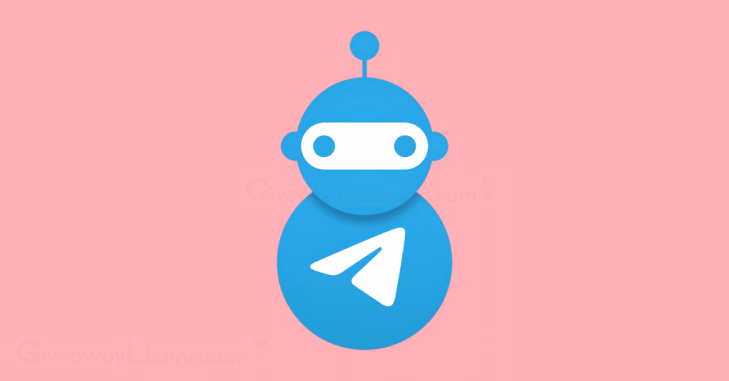 a bot with the Telegram logo.