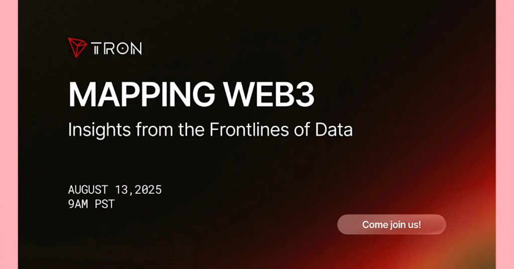 TRON's 'Mapping Web3' event on X Spaces.