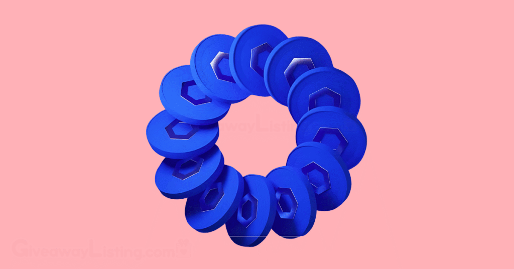 a chain of Chainlink tokens.