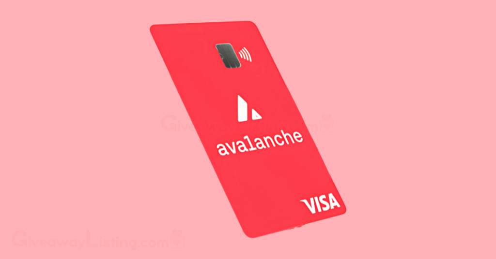Avalanche Visa card.