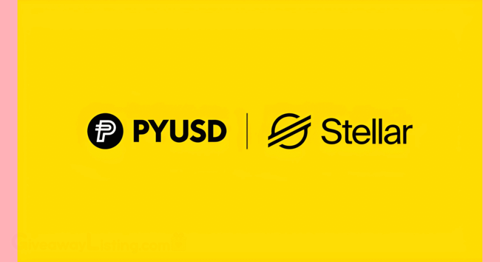the PYUSD and Stellar announcement flyer.