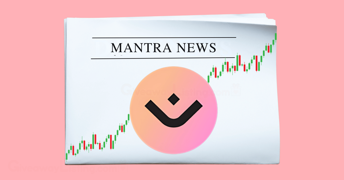 a newspaper showing MANTRA News, the MANTRA logo, and candlesticks.
