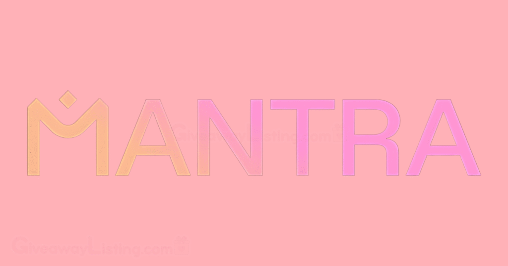 The MANTRA text logo.