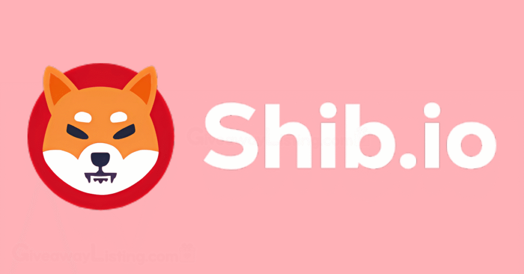The Shiba Inu token logo and text.