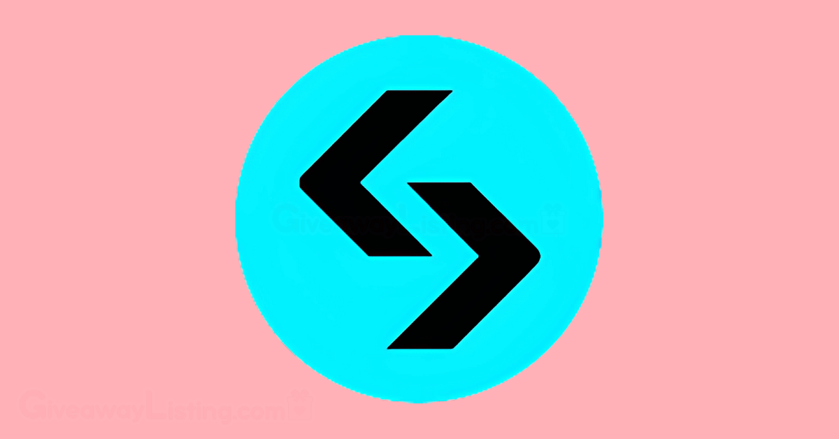 The Bitget logo on a light pink background.