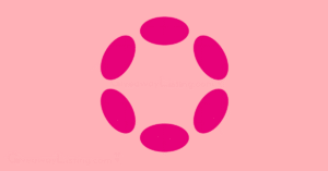 The Polkadot logo.