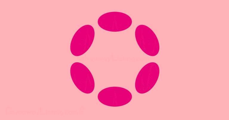 The Polkadot logo.