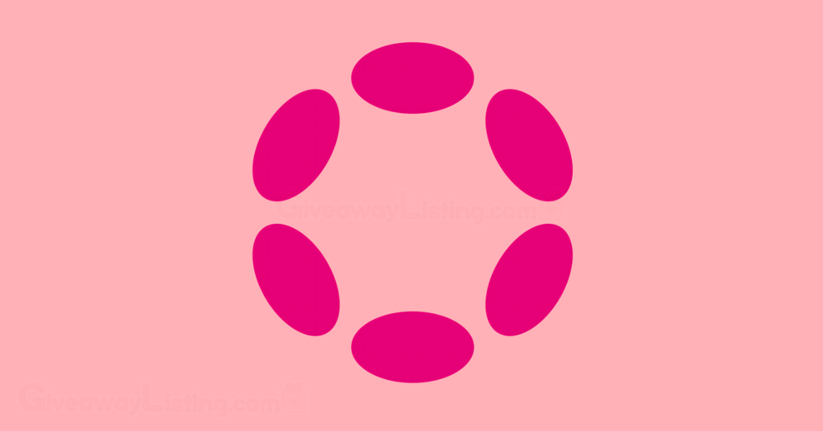 The Polkadot logo.