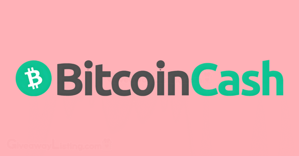 The Bitcoin Cash text logo.