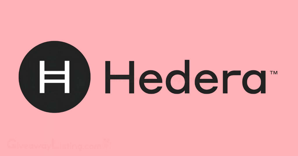 The Hedera logo and text.