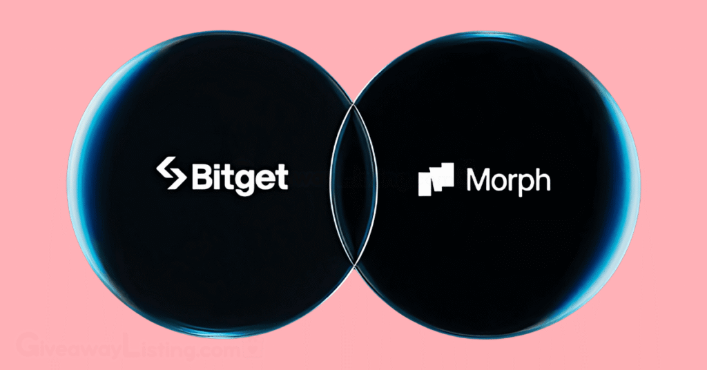 Bitget and Morph partnership announcement.